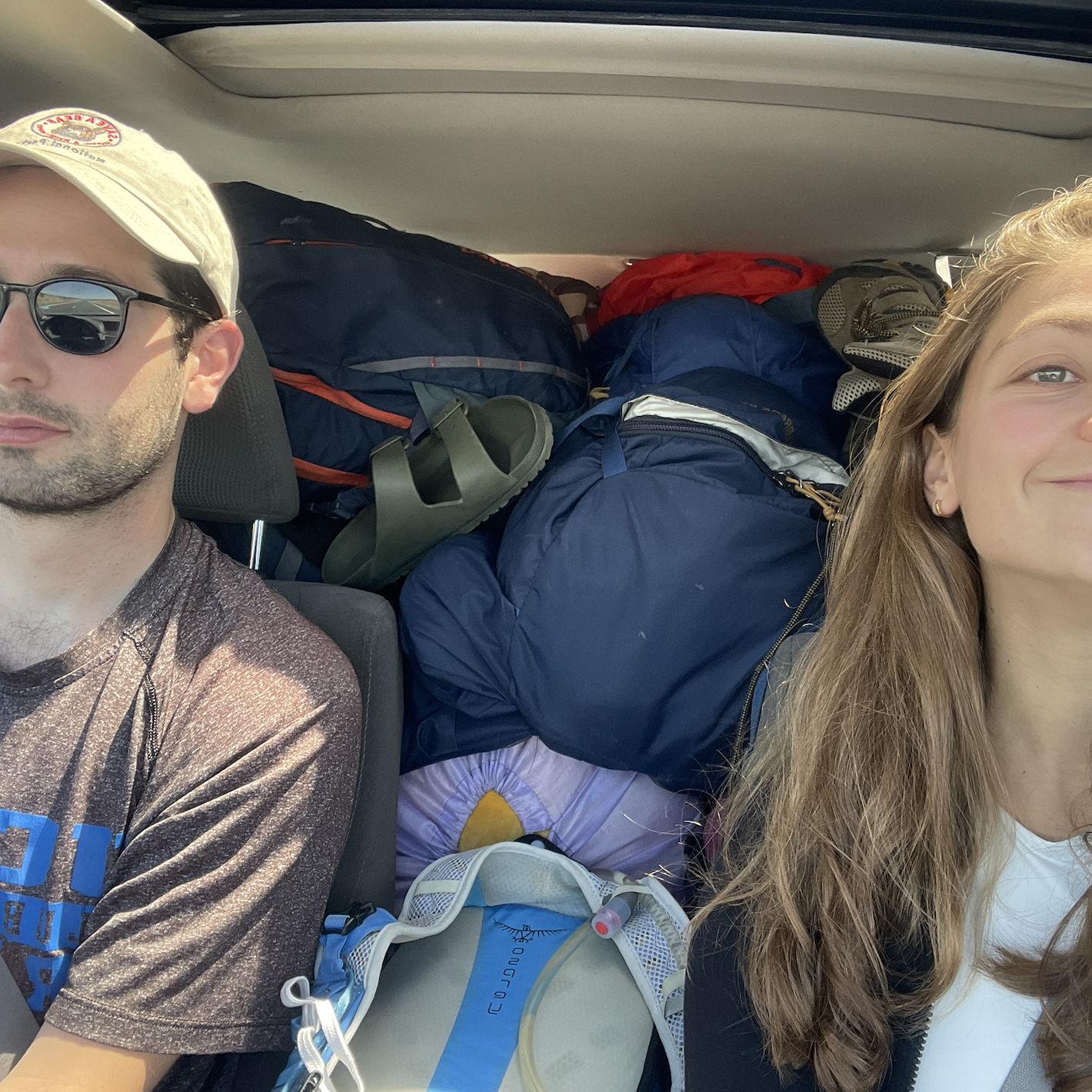 Packed up the car for a cross country road trip as we moved from California to Boston (Alex) and New York City (Korri)