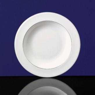 "Signet" Platinum Rim Soup Bowl