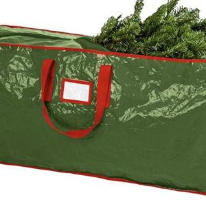 Handy Laundry, Christmas Tree Storage Bag - Stores 9 Foot Artificial Xmas Holiday Tree, Durable Waterproof Material, Zippered Bag, Carry Handles. Protects Against Dust, Insects and Moisture.