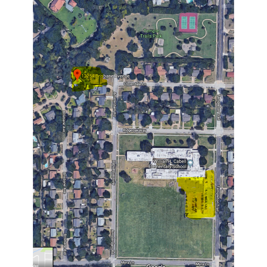 Please park at the school and a shuttle will take you to and from the reception