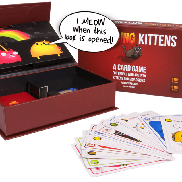 Exploding Kittens card game