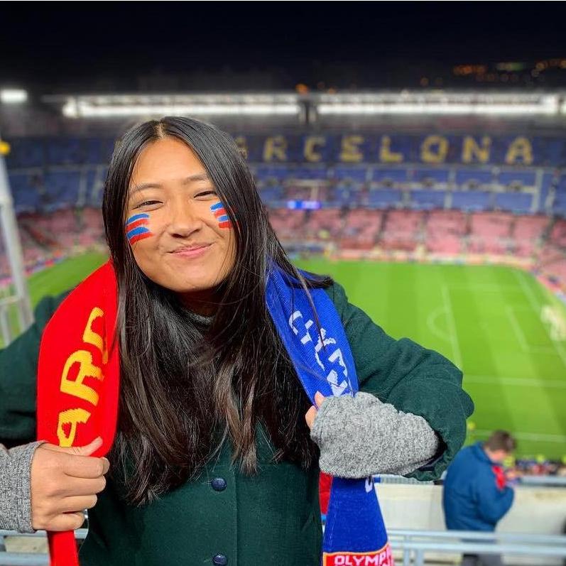 March 2018 --Our first game at the Nou Camp! 
Barcelona, Spain