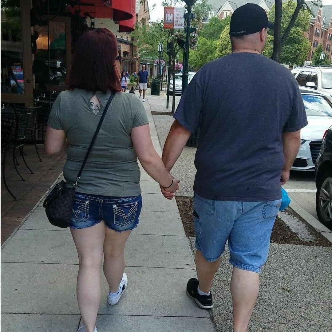 walking the streets of Michigan