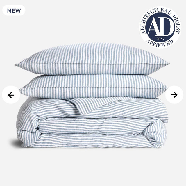 Washed European Linen Duvet Set