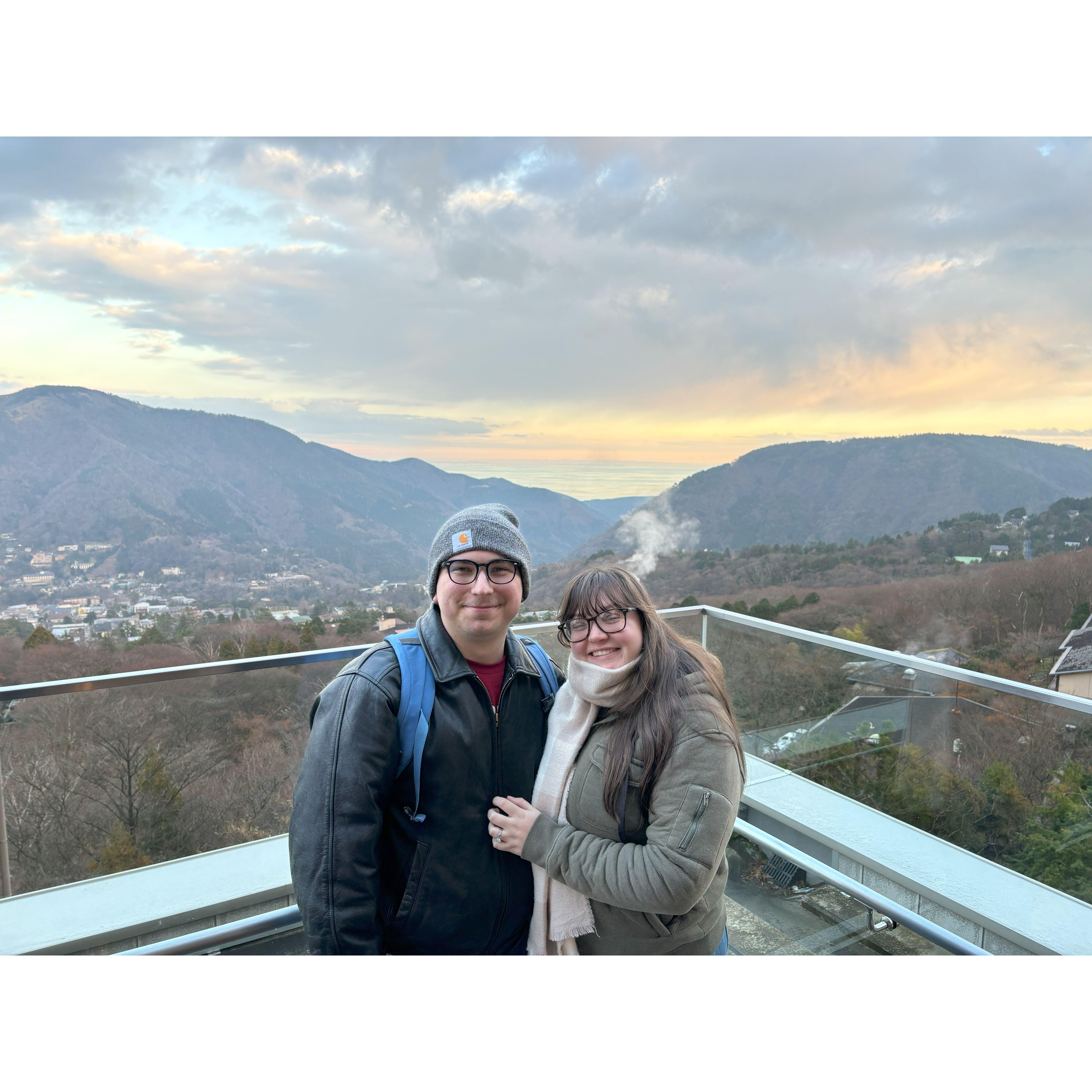 This is when we got to visit Hakone again after our engagement.