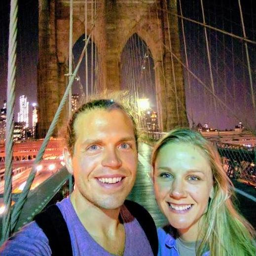 The Brooklyn Bridge with this great guy <3
