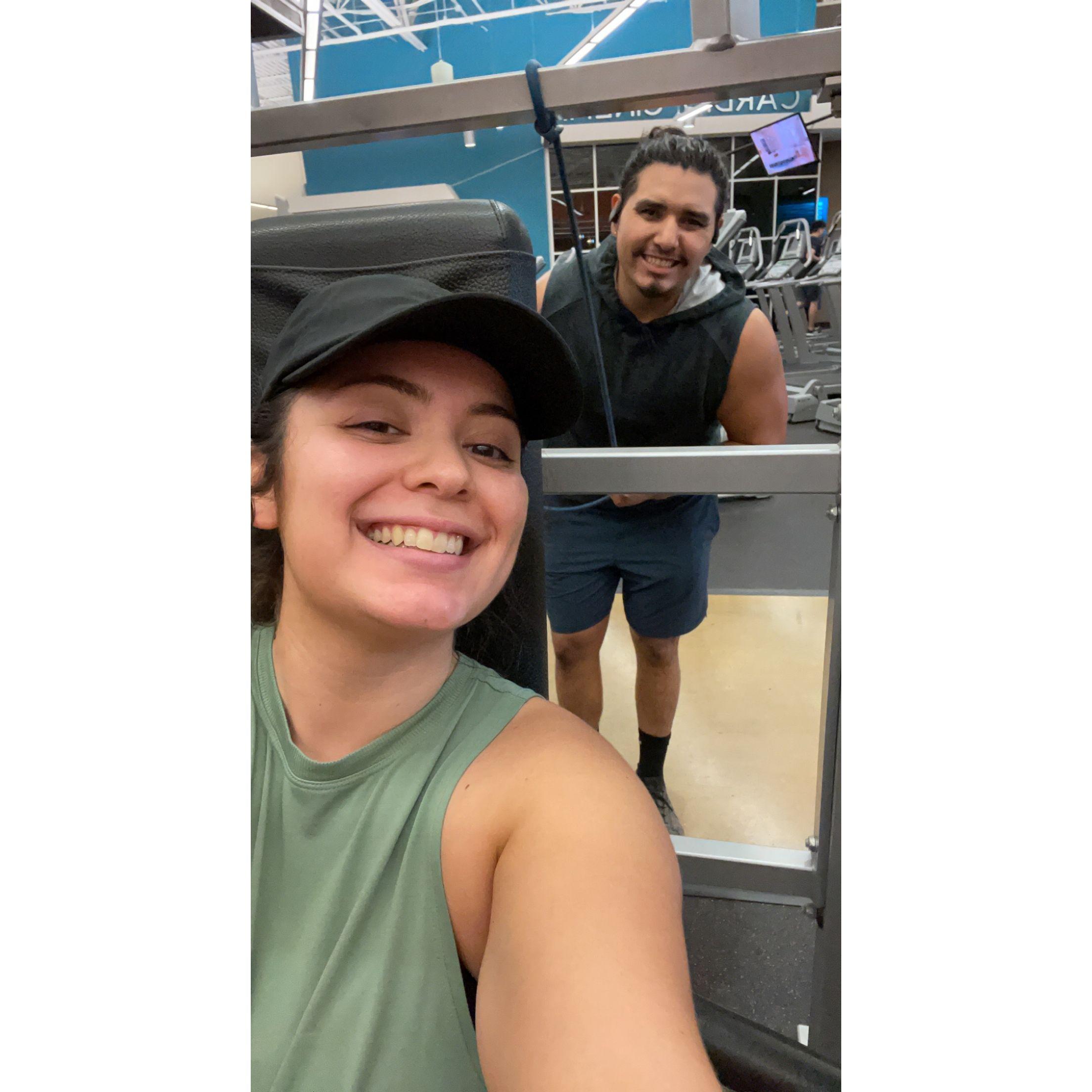 Working out together
