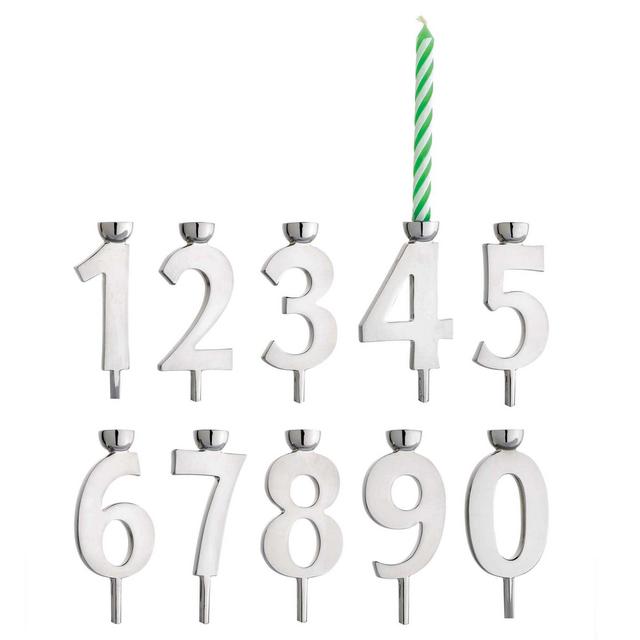 Reed & Barton Let's Celebrate Number Candle Holder Set