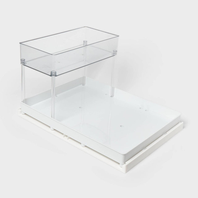 Large Gliding Tray with Bin Clear - Brightroom™