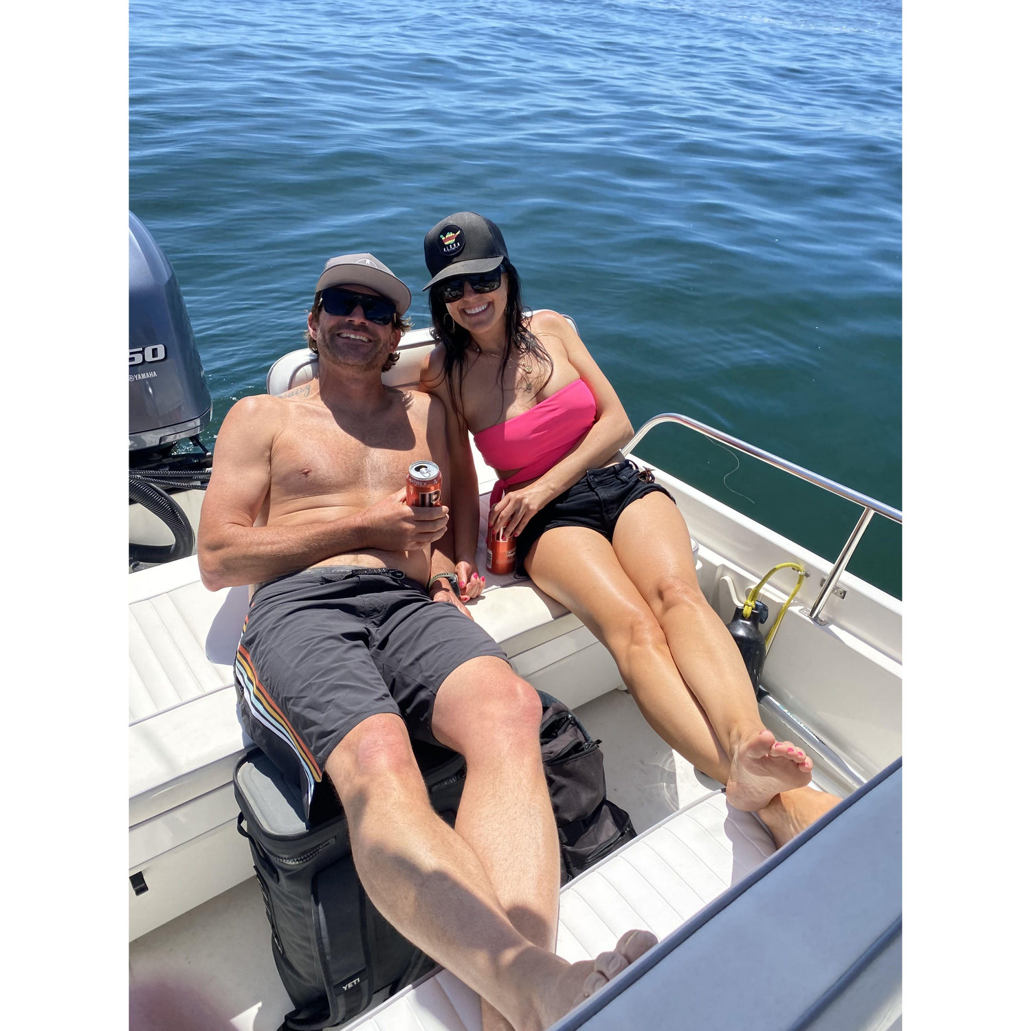 Somewhere on the ocean, near Dana Point.