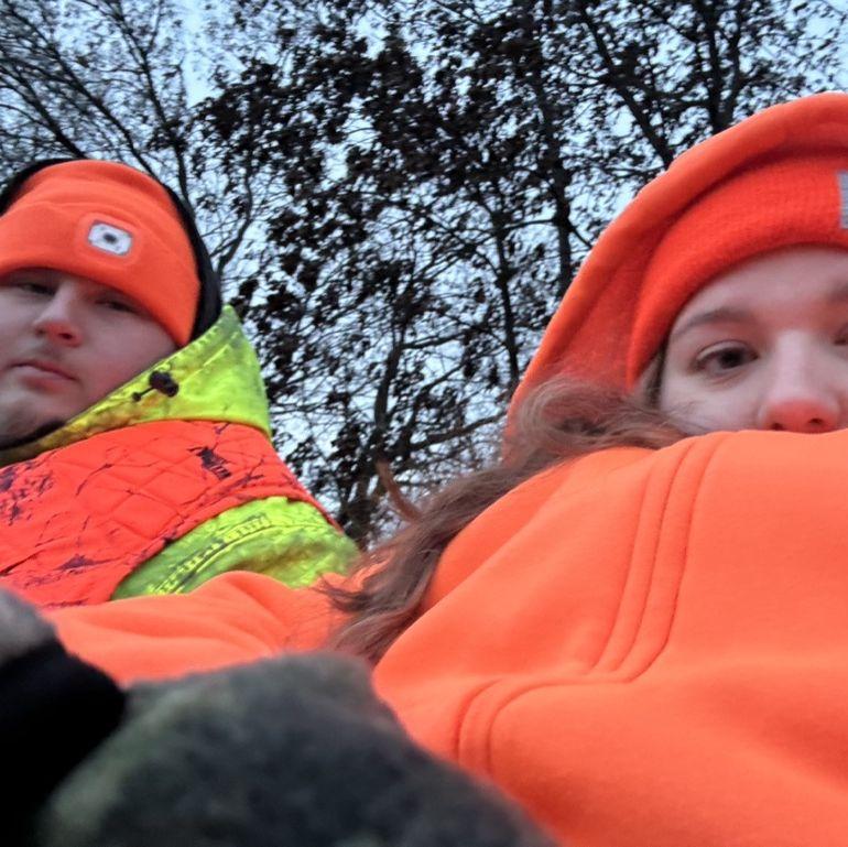 First hunting experience for Andrew
