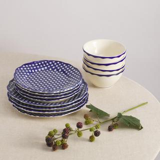 Beatrix 12-Piece Dinnerware Set with Cereal Bowl V2