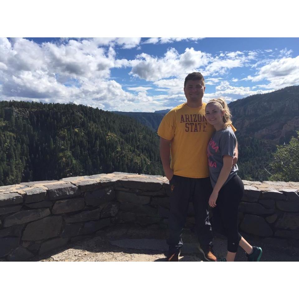 Wyatt traveled to NAU to see me the first year we were dating, and this was one of many trips we took together to explore the outdoors!