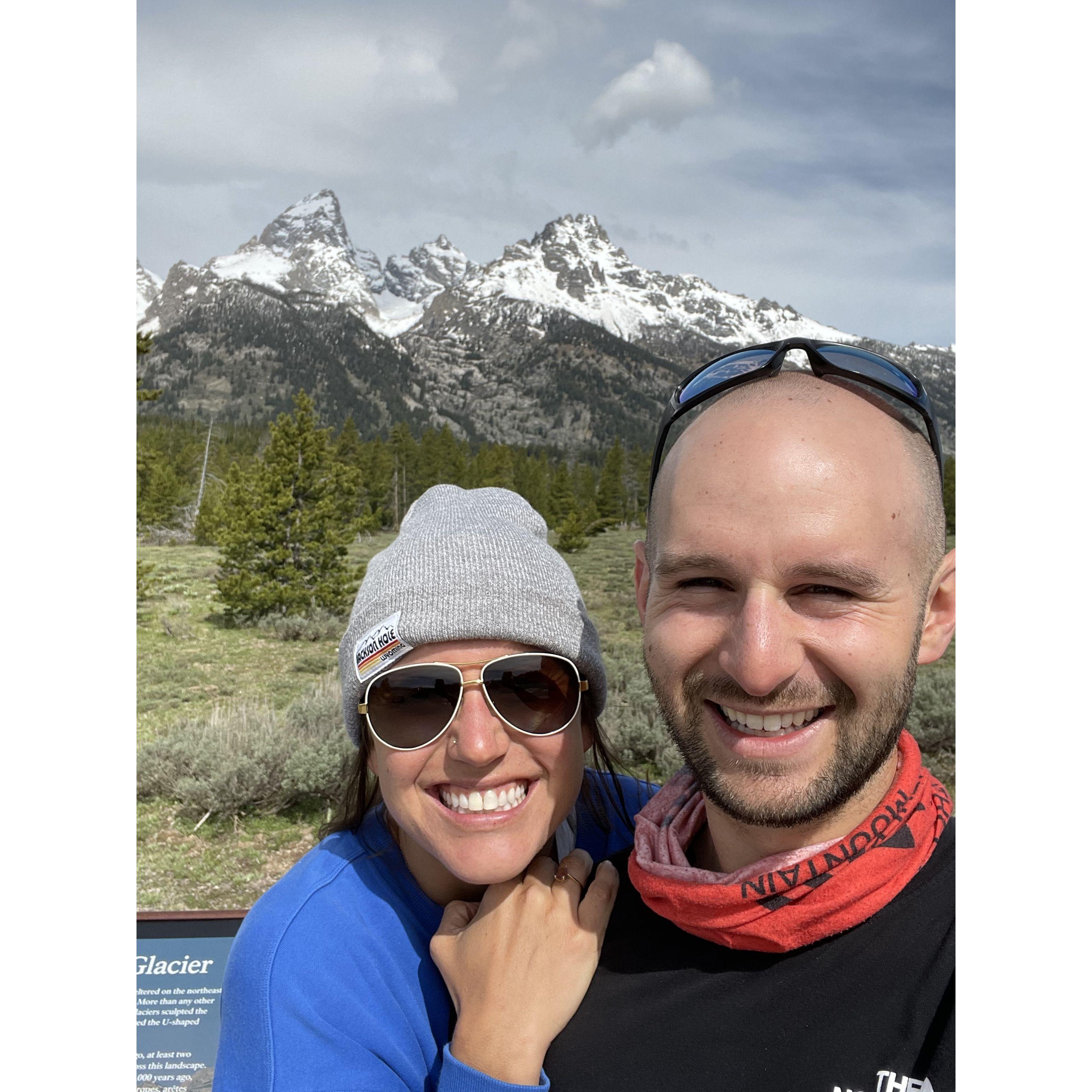 Day two in Grand Teton. We hiked those suckers behind us later this day
