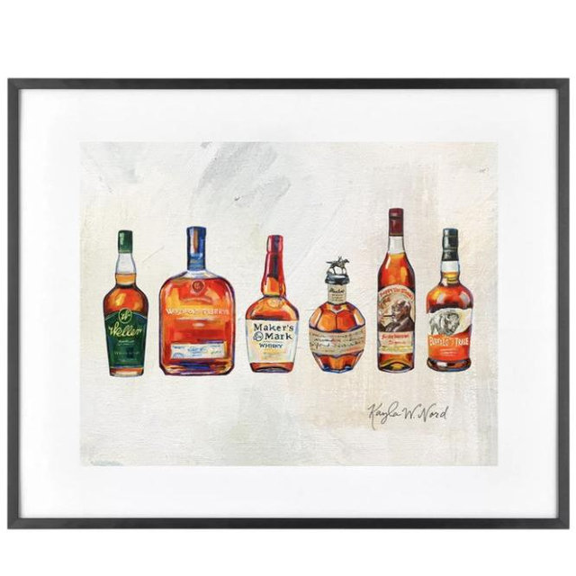 Kayla Weber Art- Abstracted Bourbon Collage 16x20