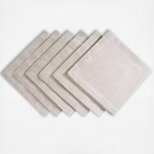 DII Solid Chambray Napkin, Set of 6 Natural
