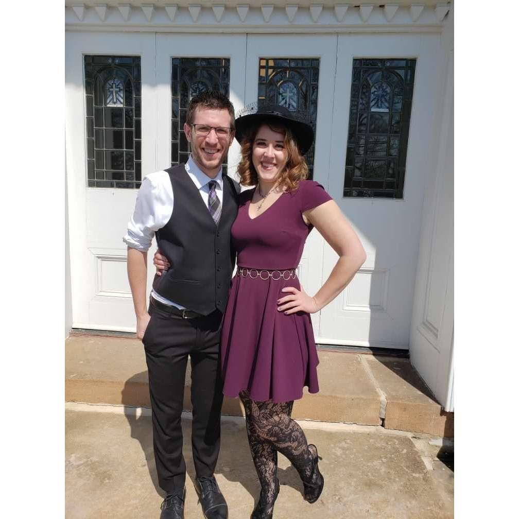 First Easter - this was a month or so into the relationship and taken at the same church where we’re getting married!