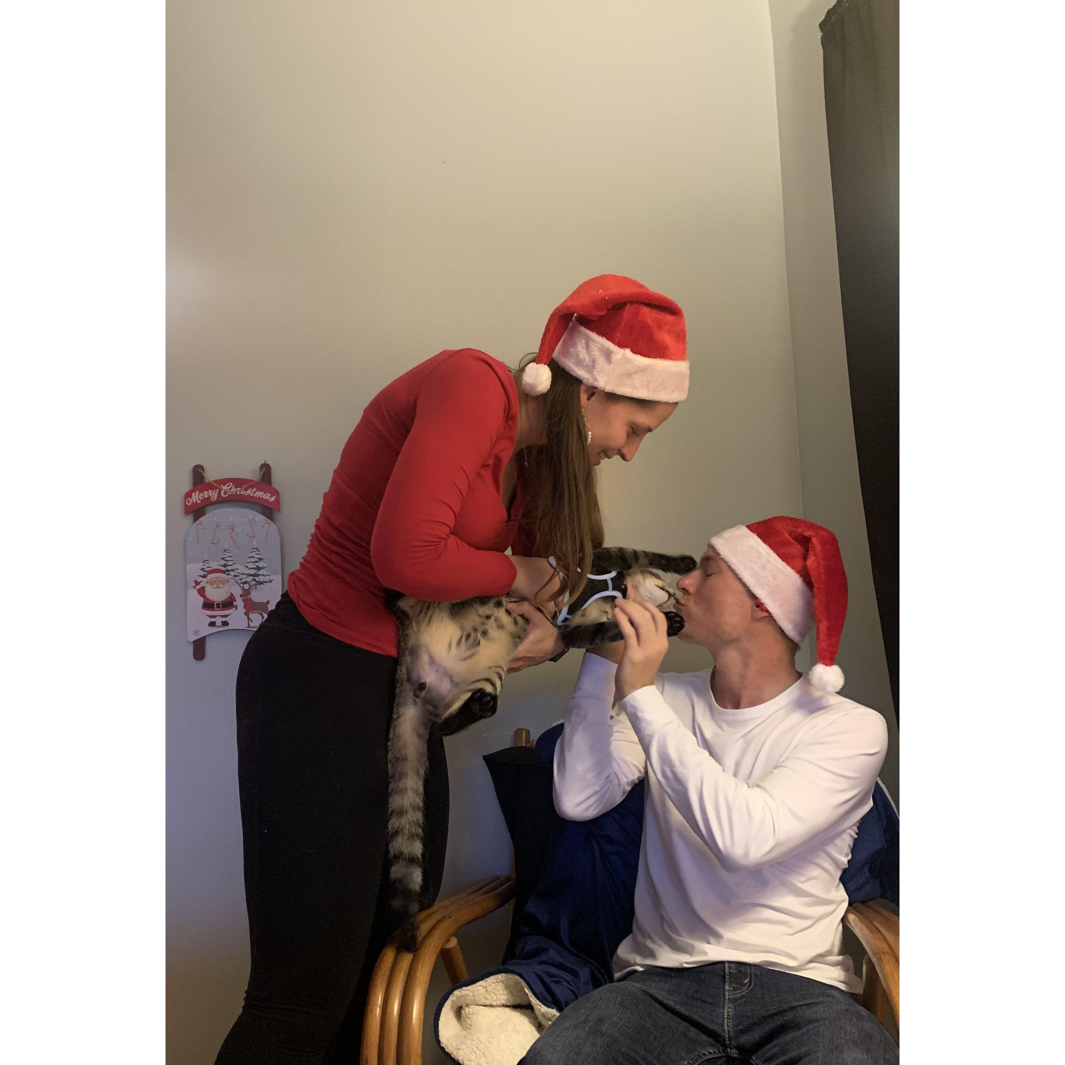 Our first Christmas card.