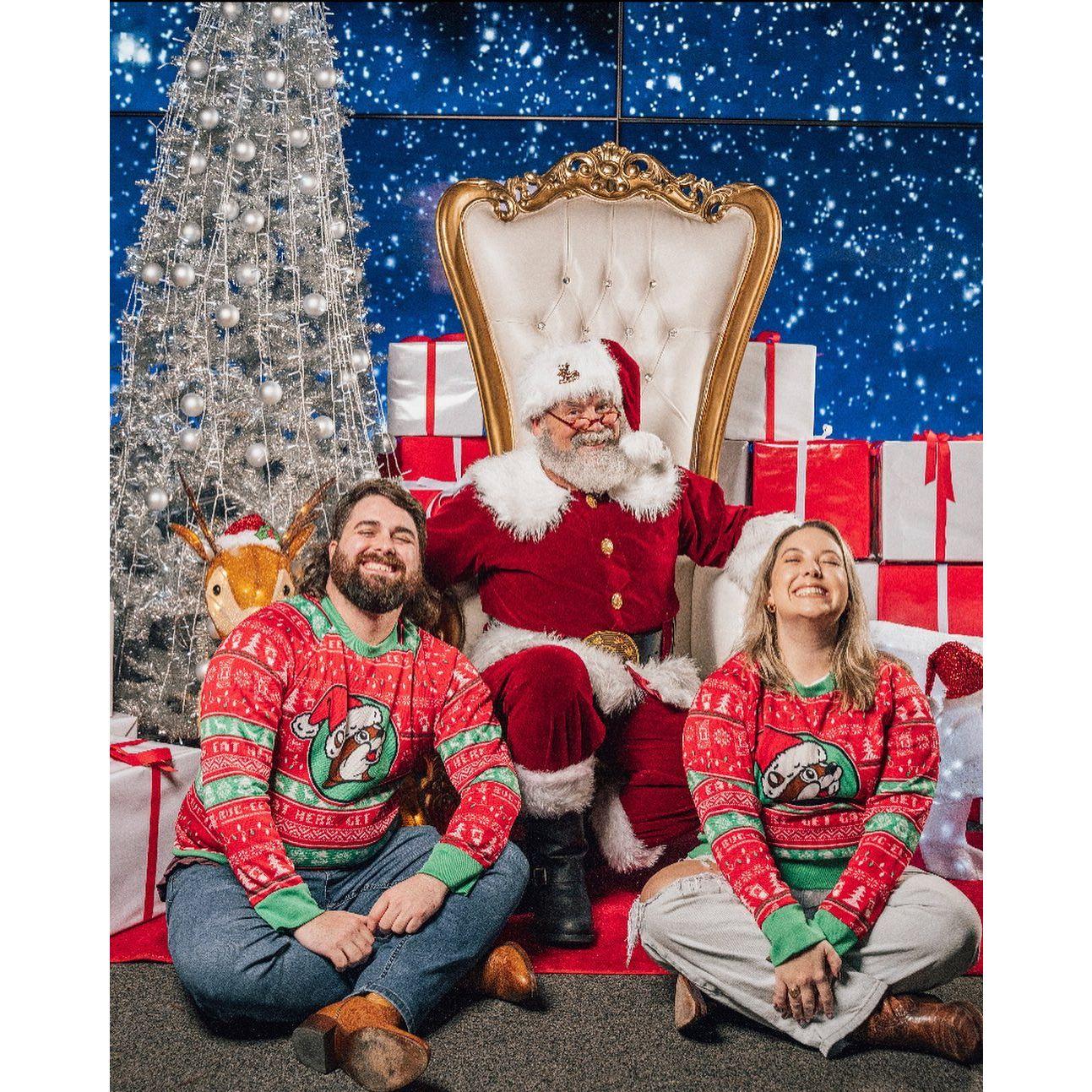 Christmas in Austin 2023! Ft. matching Buccee's sweaters and Santa!