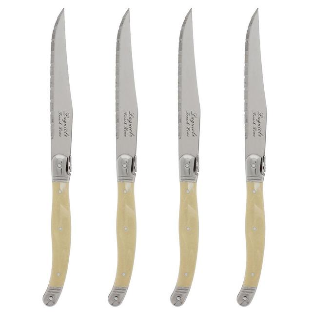 French Home Laguiole Steak Knives, Set of 4