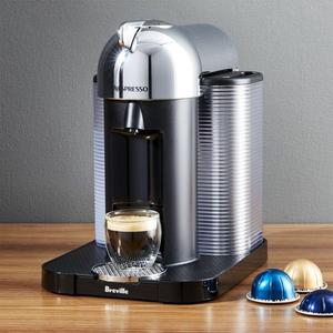 Nespresso ® by Breville VertuoLine Chrome Coffee-Espresso Maker