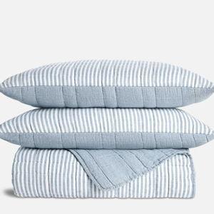 Washed European Linen Quilt Set - Full/Queen