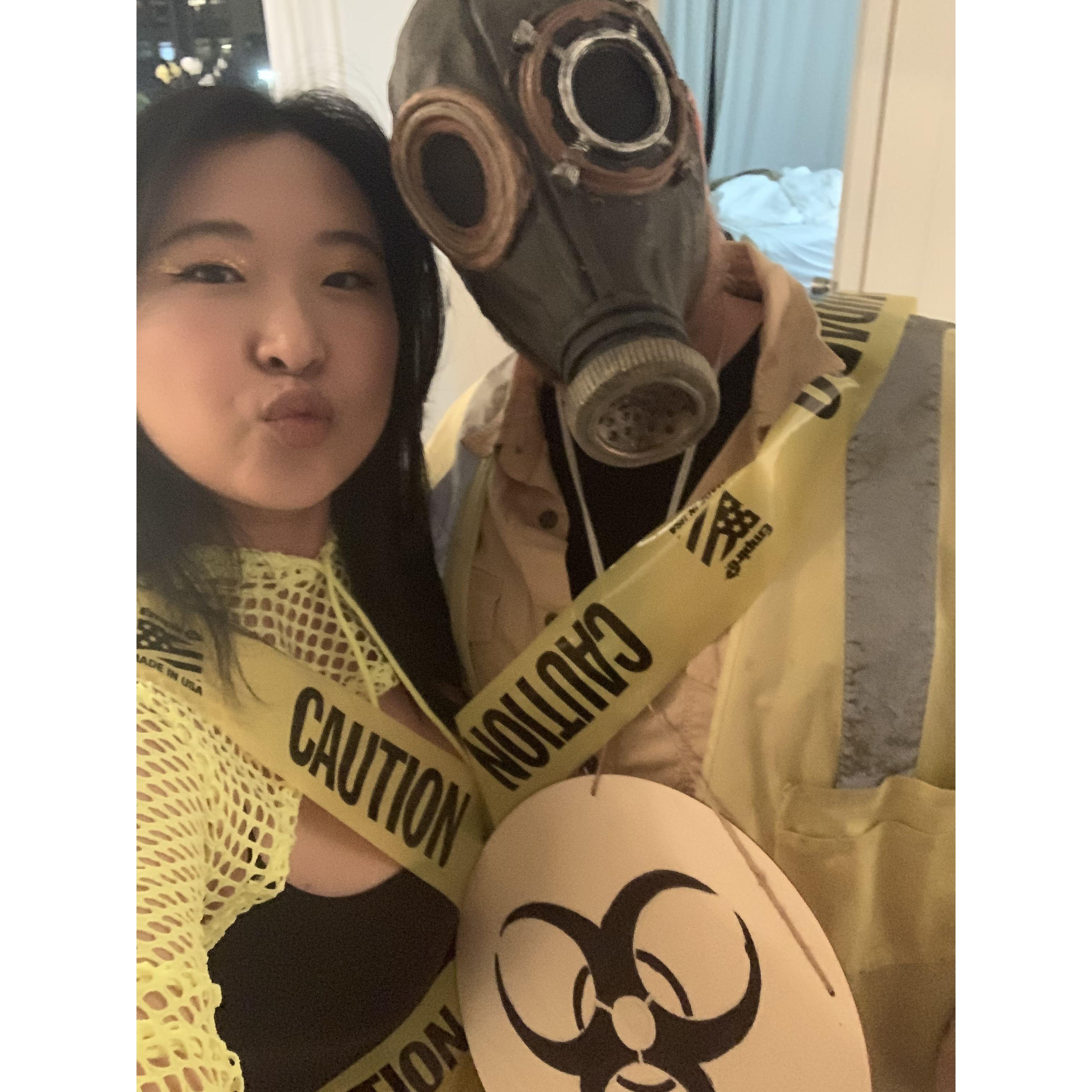 Our love for Halloween over the years - 2023
☠️
Costume: Toxic couple