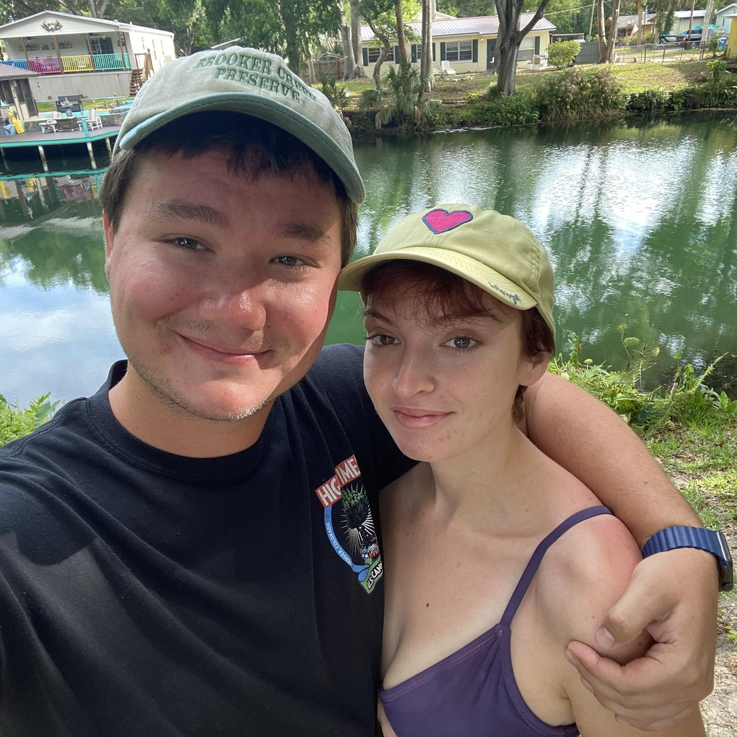 Enjoying beautiful Weeki Wachee