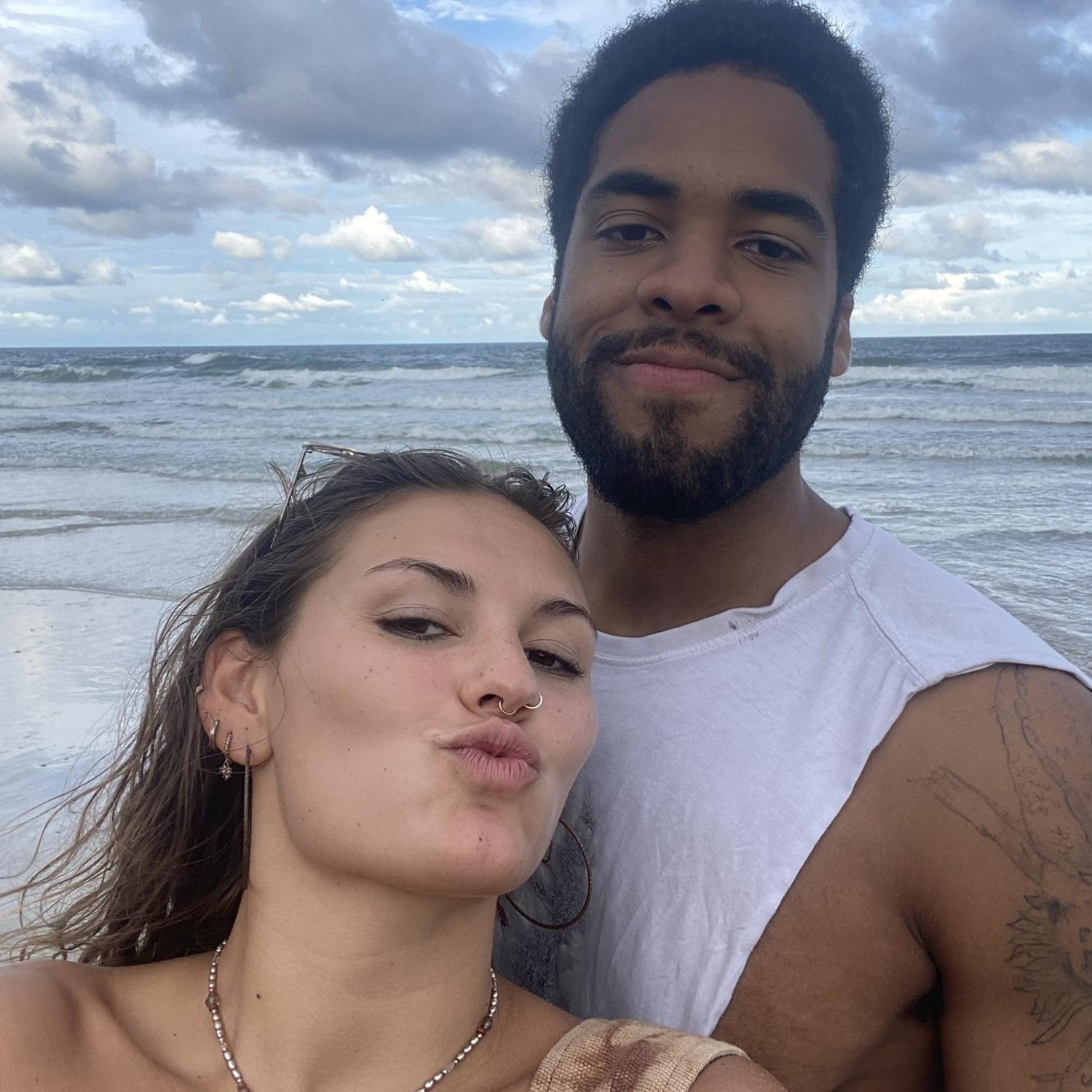 First (of many) beach days together