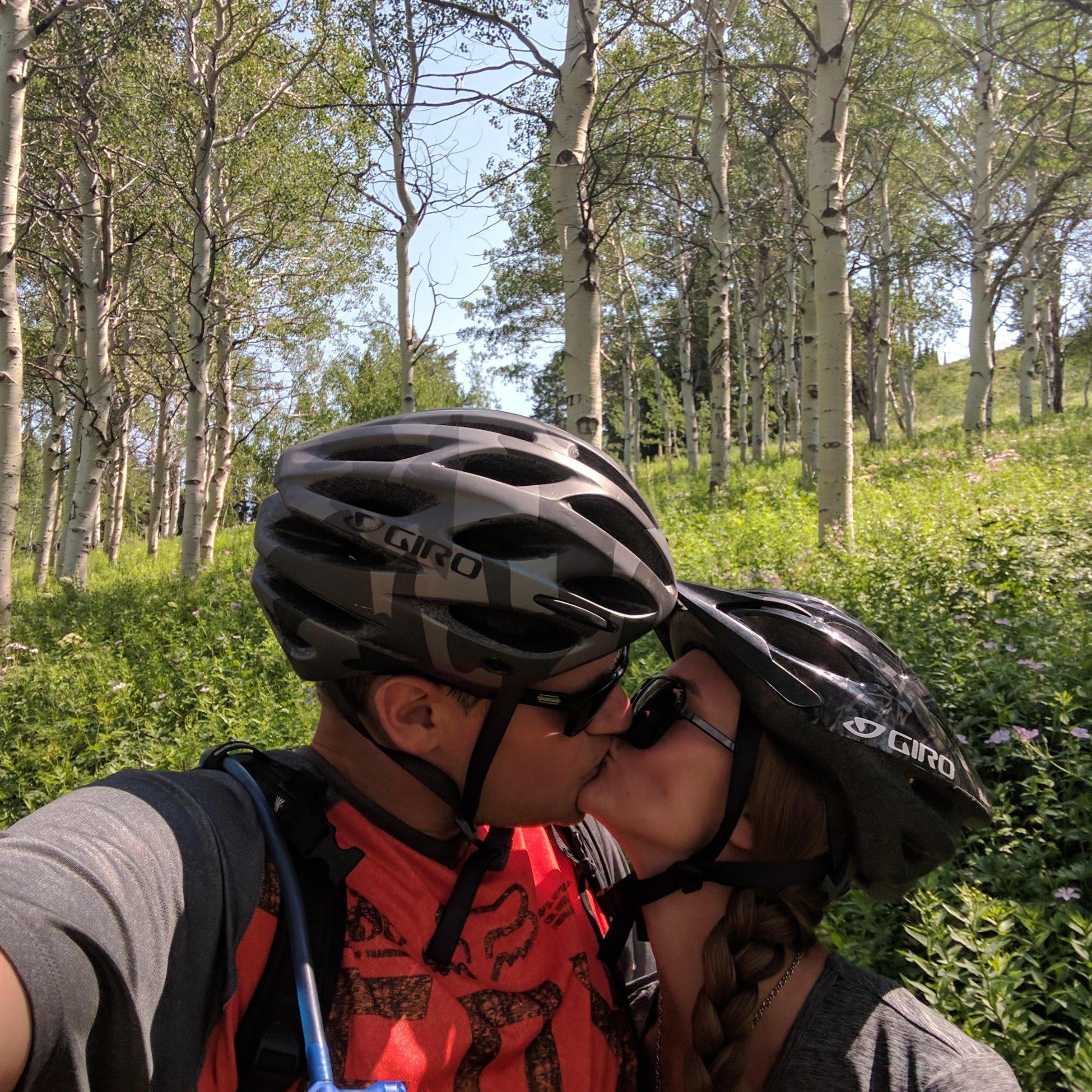 Biking at Targhee