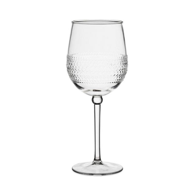 Juliska Le Panier Clear Acrylic Wine Glass