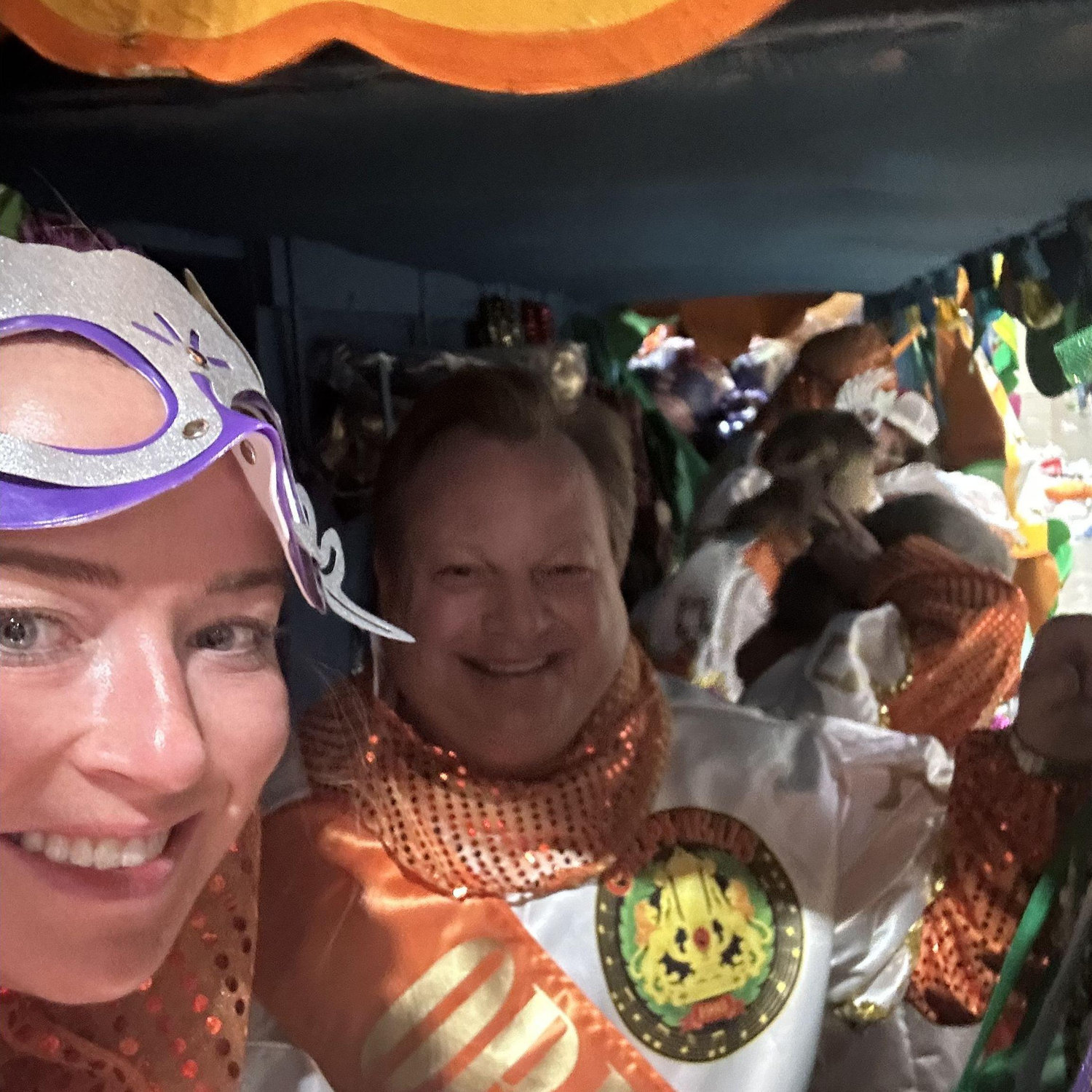 Ride on a float in New Orleans for the Marti Gras Parade