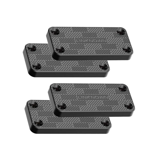 LINKNOWN Gun Magnet Mount 55 Lbs Rating Magnetic Gun Mount for Car, Rubber Coated Firearm Holder for Rifle Pistol Magazines, Gun Magnet for Vehicle, Desks, Safes, and Walls, Indoor Gun Racks