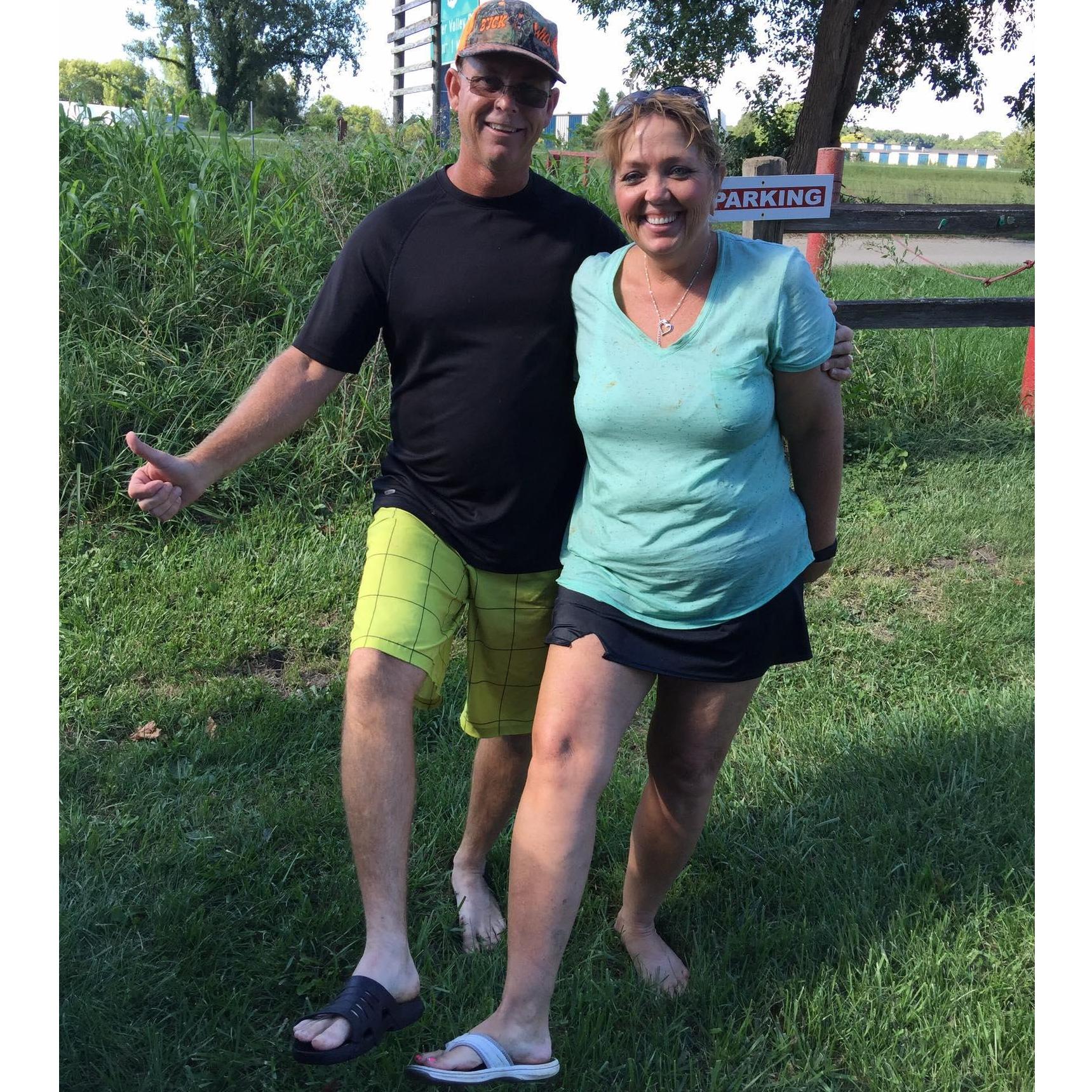 Oh my, and the adventure that our oldest son and his pregnant wife took us on white water rafting in Ohio, where we flipped and lost our shoes....