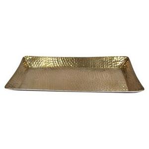 Metal Hammered Serving Tray - Gold - Threshold™