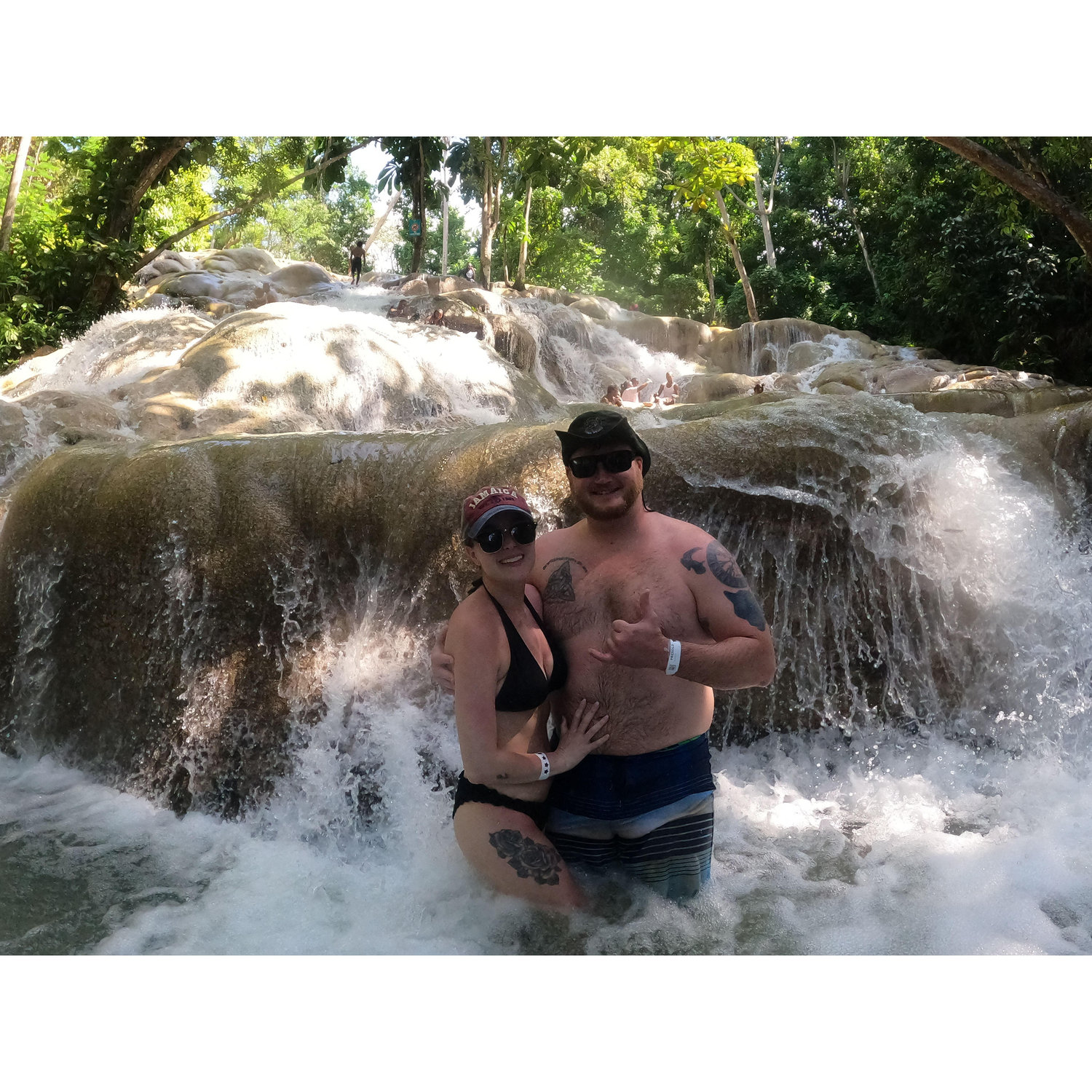 What better way to celebrate a proposal than with waterfall hiking!