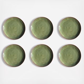 Retreat Pottery Melamine Salad Plate, Set of 6