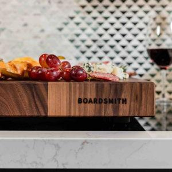 Black Walnut End Grain Cutting Board | The Boardsmith- The Butcher