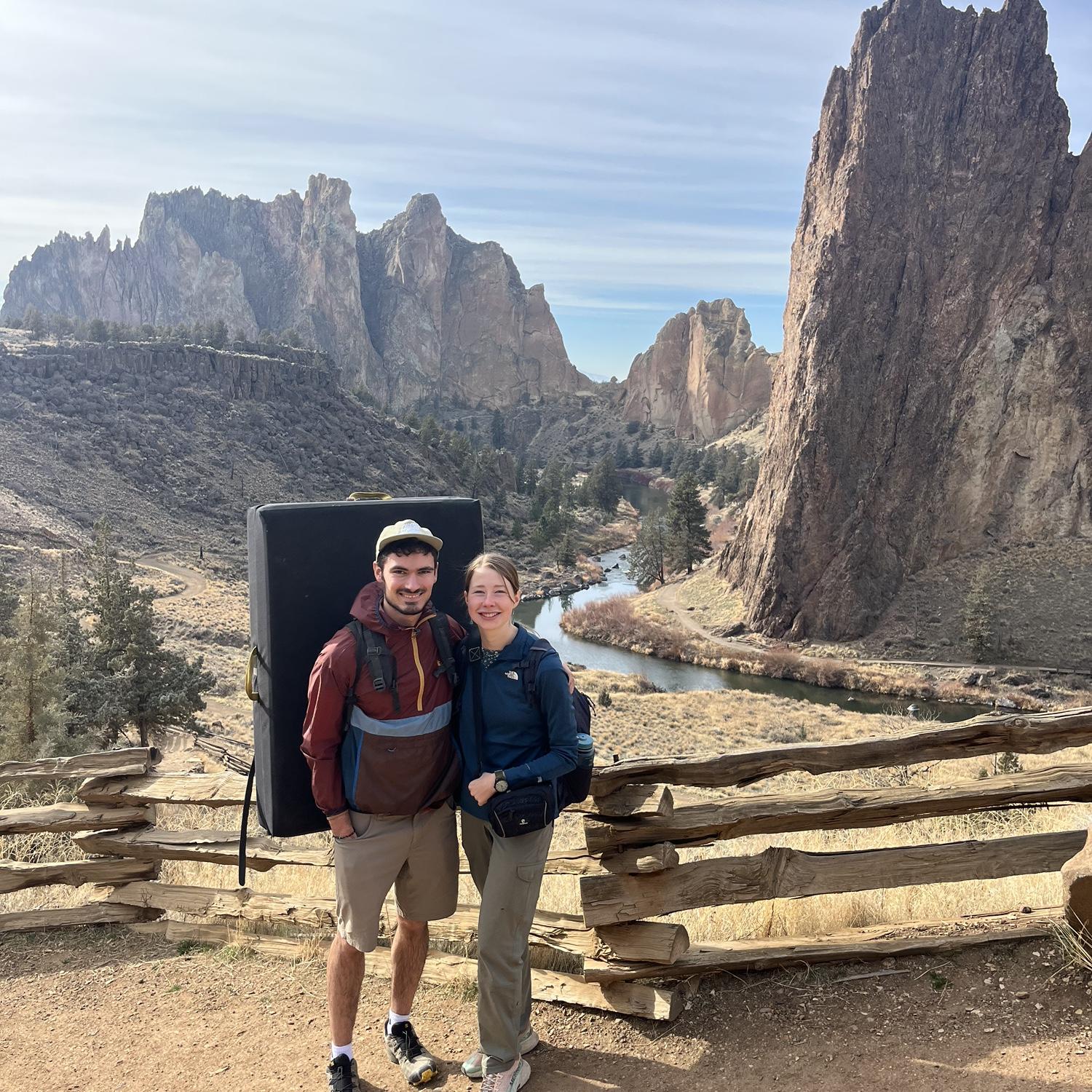Bouldering at Smith Rock