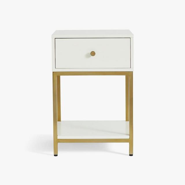 Delaney 16" Nightstand, White