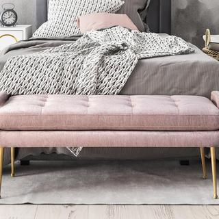 Eileen Slub Velvet Bench