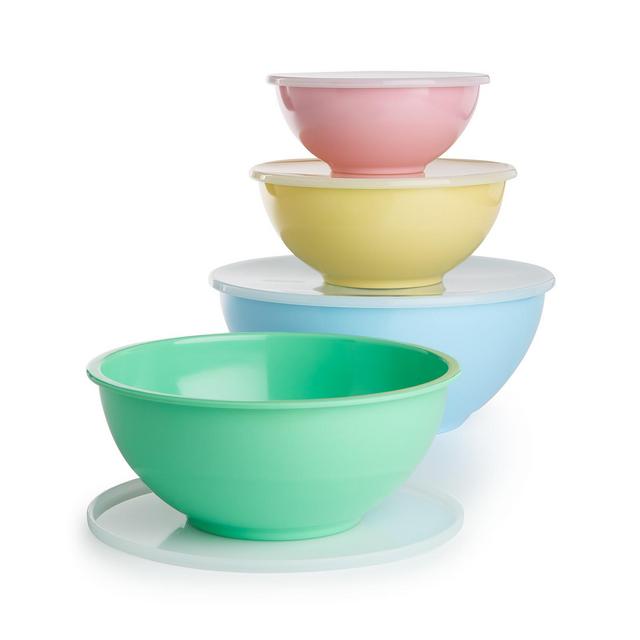 The Cellar 4-Pc. Pastel Mixing Bowls with Lids Set, Created for Macy's
