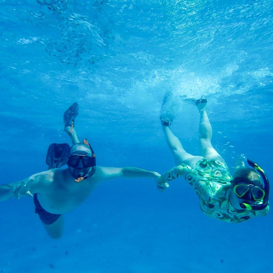 Snorkeling in French Polynesia