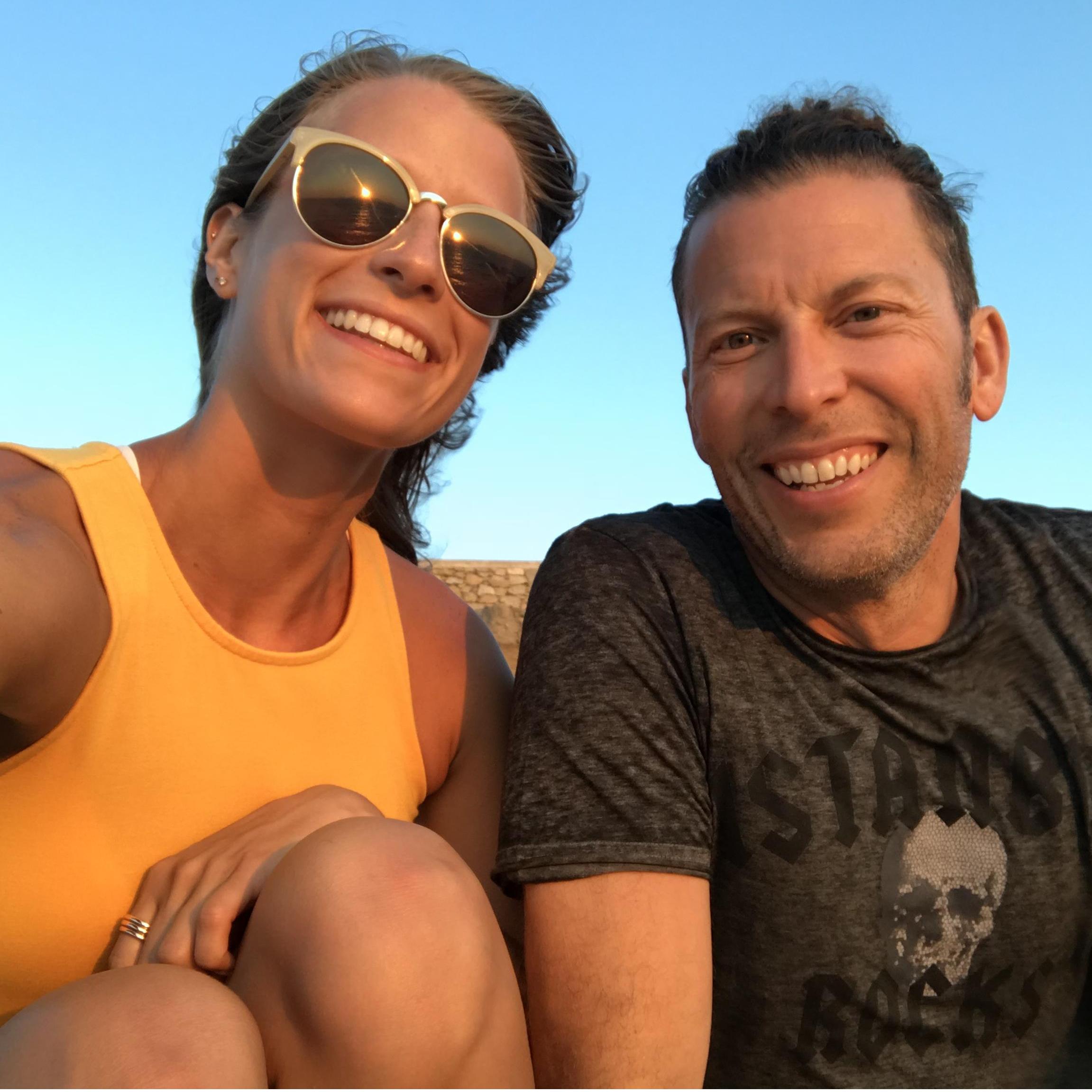 Watching the sunset in Mykonos, Greece - September 2018