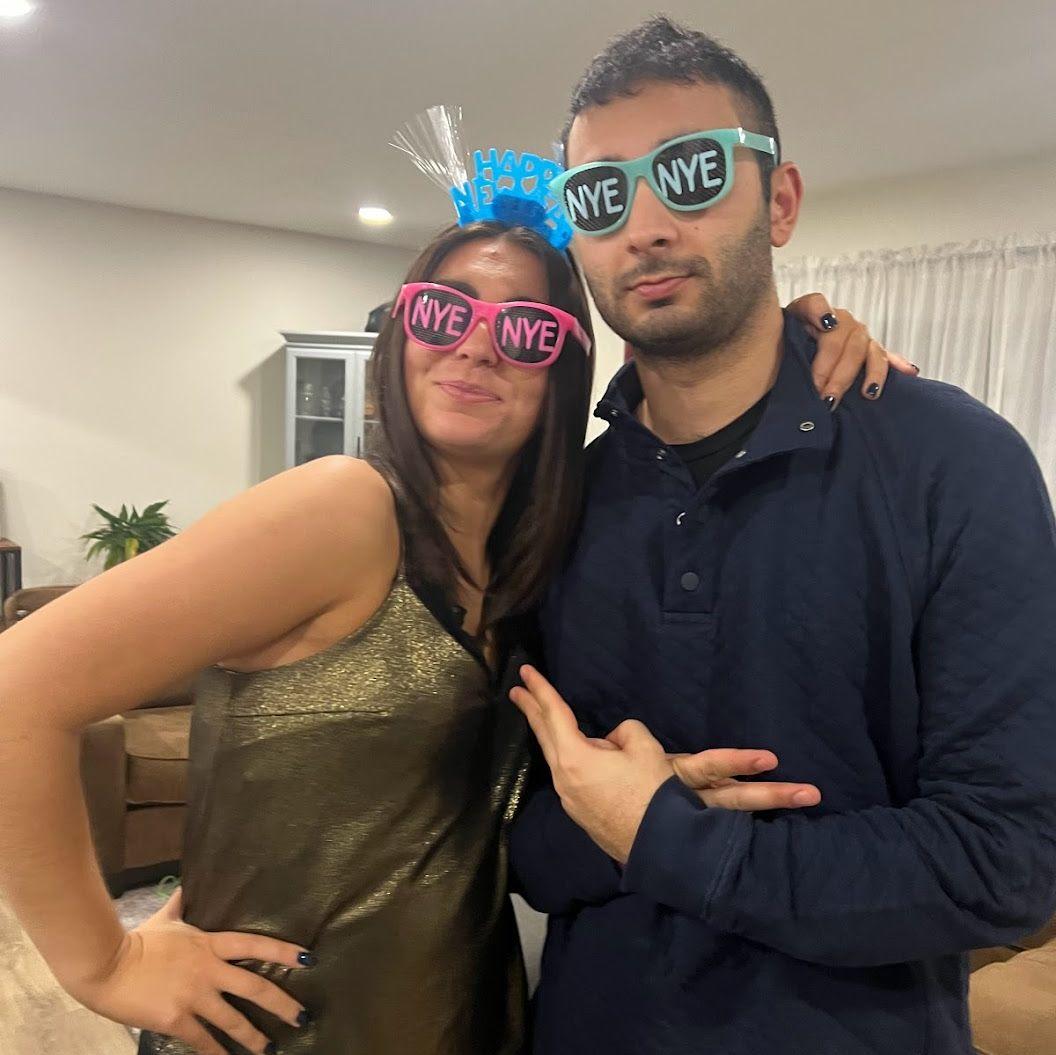 12/31/2022: First NYE together