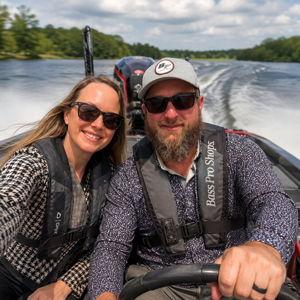 Wedding Bass Boat