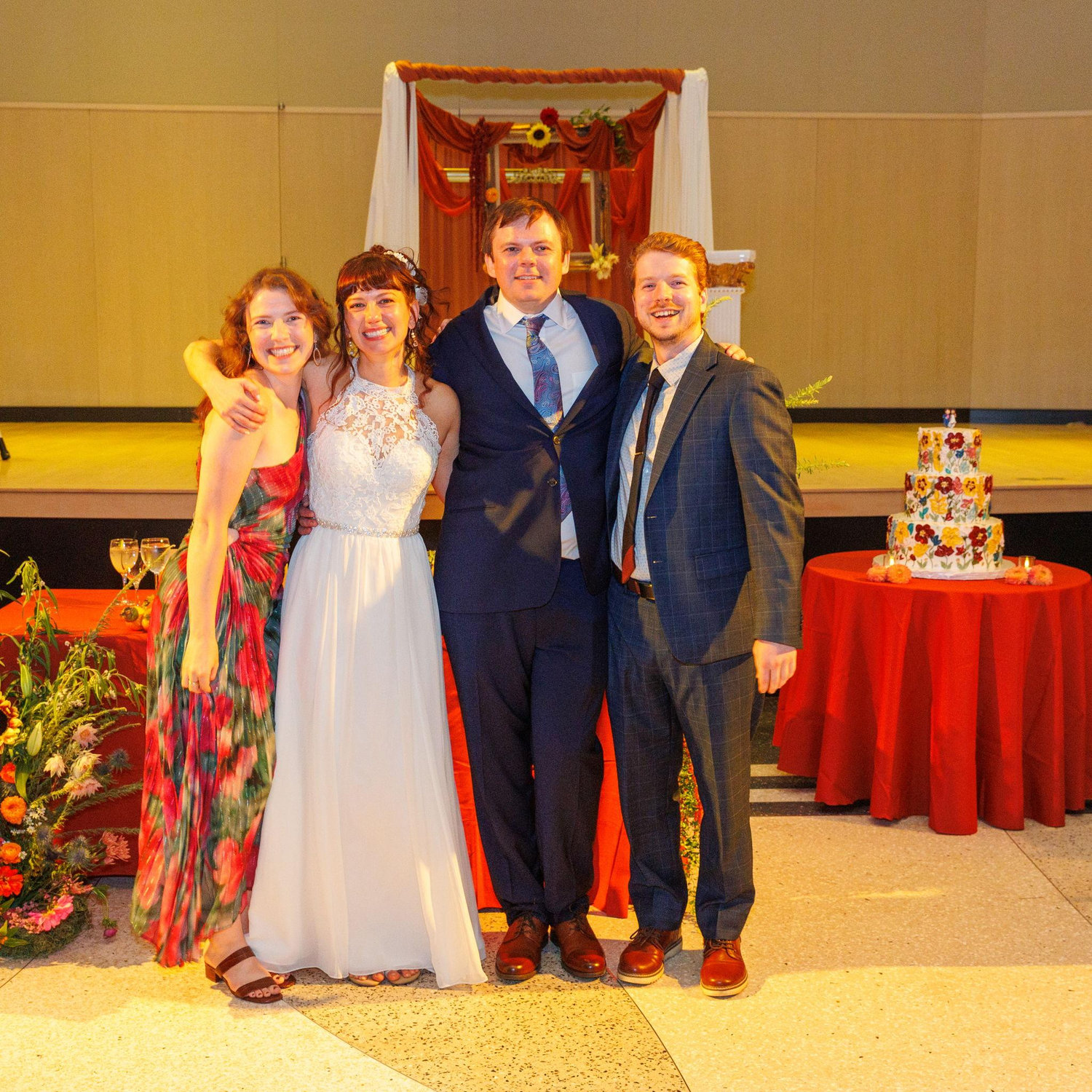 Celebrating Sam and Anastasia