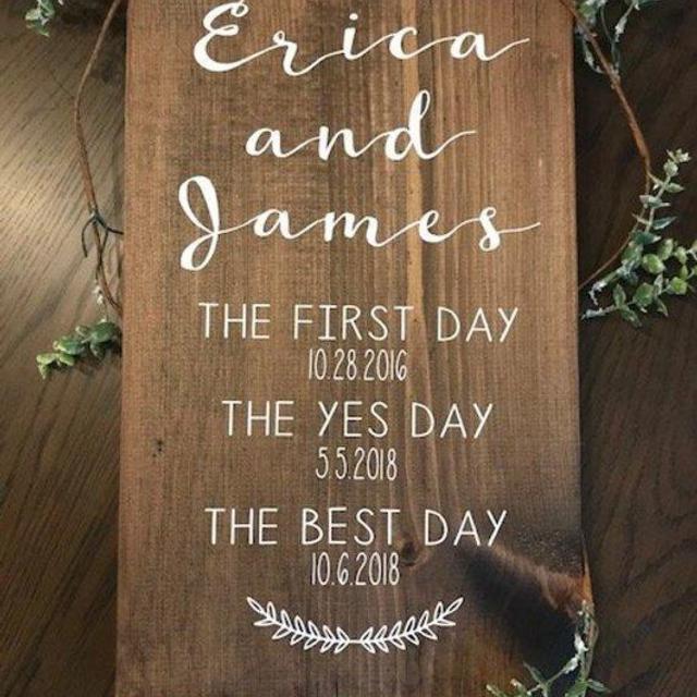 First Day, Yes Day, Best Day Sign