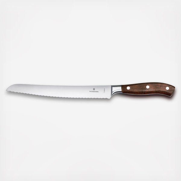 Victorinox Grand Maître Steakmesser-Set, 4-teilig – Rostfreier Stahl, Holzgriff, 12 Cm Klinge