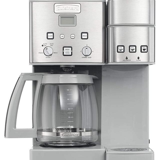 Cuisinart SS-15CGRP1 Coffee Center 12-Cup Coffeemaker and Single-Serve Brewer, Light Grey